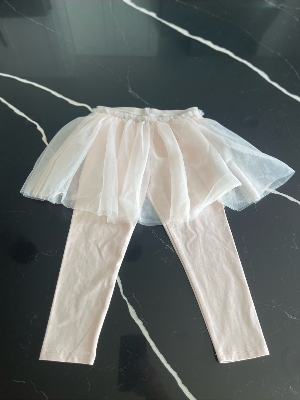 next Pale Pink Tulle Skort Leggings